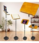 KILOGOGRAPH Floor Book Stand for Reading F1-5'6" Adjustable Height, Laptop Stand, Solid Wood Desk...