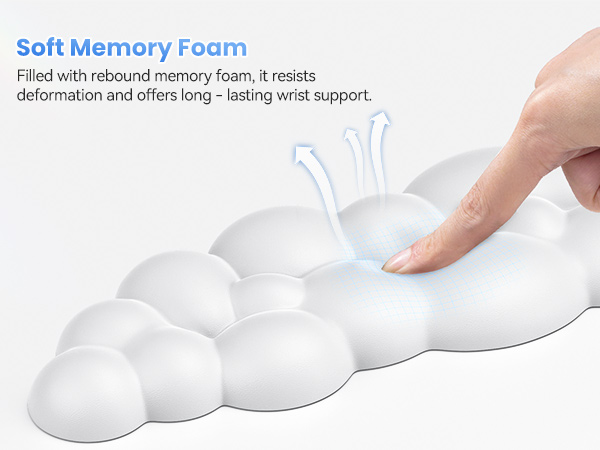 Cloud Keyboard Wrist Rest