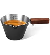 Maestri House Espresso Measuring Cup, Stainless Steel Espresso Shot Cup, Wide Mouth & V-shaped Po...
