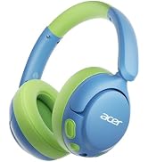 acer Kids Bluetooth Headphones, 85dB Volume Limiter, Foldable Wireless Over-Ear Headphones for iP...