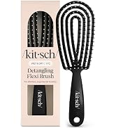 Kitsch Hair Brush Detangler – Flexi Flow Hair Brush for Women, Men & Kids | Detangling Brushes fo...