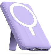 Azmuth Magnetic Power Bank,10000mAh for MagSafe Battery Pack, 22.5W PD Fast Charging,LED Display ...