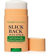 GranNaturals Slick Back Hair Wax Stick for Women - Castor, Jojoba, Coconut, Meadowfoam Oils - Smo...