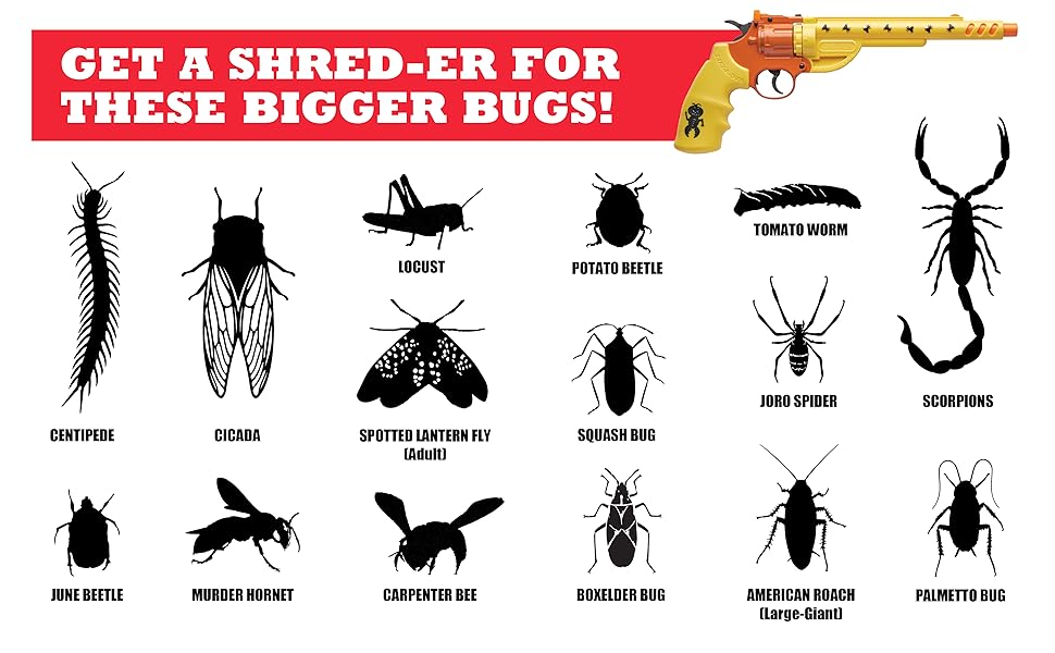 BUG-A-SALT SHRED-ER Insect List