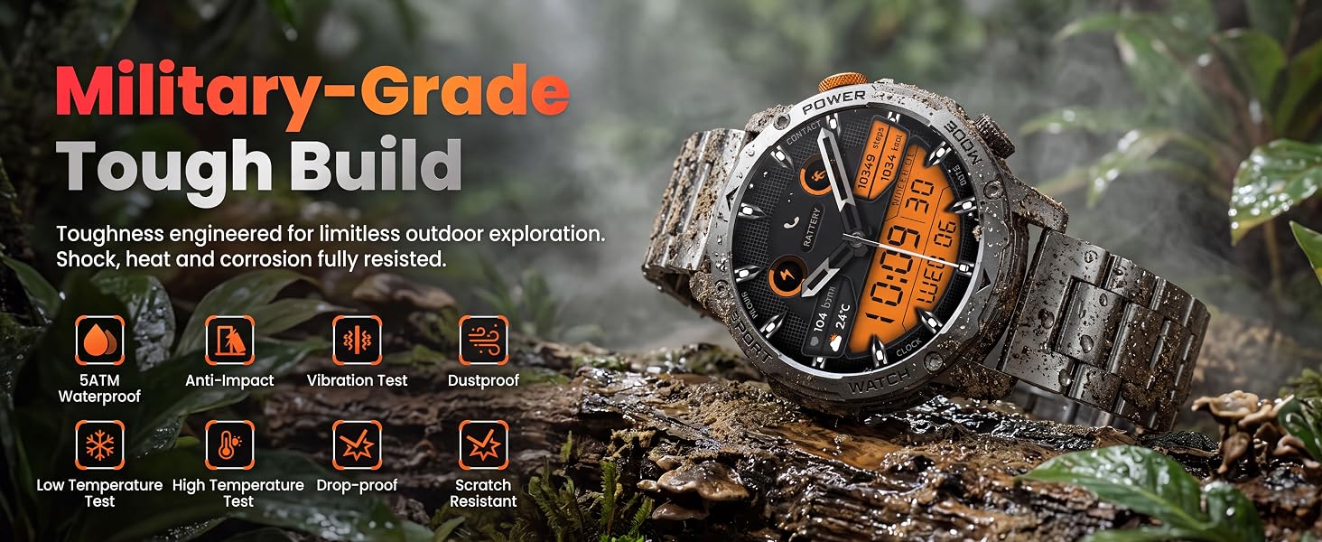 military smart watch