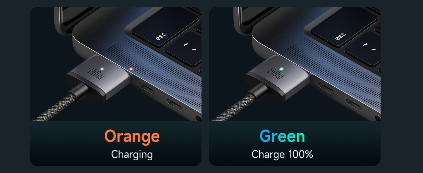 USB C to Magnetic 3 cable 140W USB C to Mag safe 3 cable 6ft charger adapter power