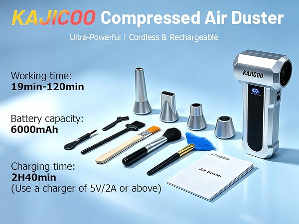 KAJICOO Compressed Air Duster