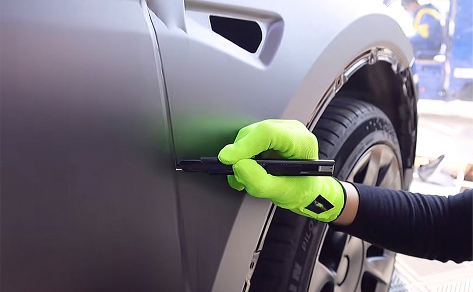 Vinyl Wrap Gloves for car
