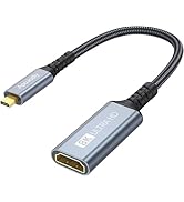 ApoJodly 8K Micro HDMI to HDMI Adapter, HDMI to Micro HDMI Adapter Male to Female HDMI 2.1 48Gbps...