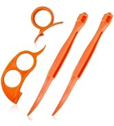 Orange Peeler Tools Citrus Peel Cutter Easy Fruit Vegetable Slicer Cutter Lemon Peeler Opener Rem...