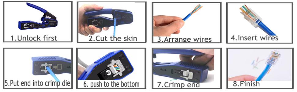 RJ45 crimp tool