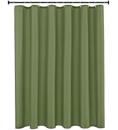 Biscaynebay Hotel Quality Fabric Shower Curtain Liners 72 Inch by 72 Inch, Sage Water Resistant B...