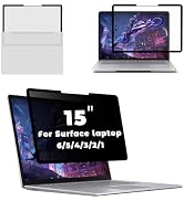 BROPGOD Privacy Screen for Surface Laptop 6/5/4/3-15 Inch, Removable Computer Screen Anti-Spy Fil...