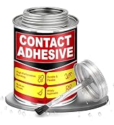 kuailaya 6 oz Contact Cement Adhesive, Contact Cement Glue Strong Instant Bonding Waterproof Flex...