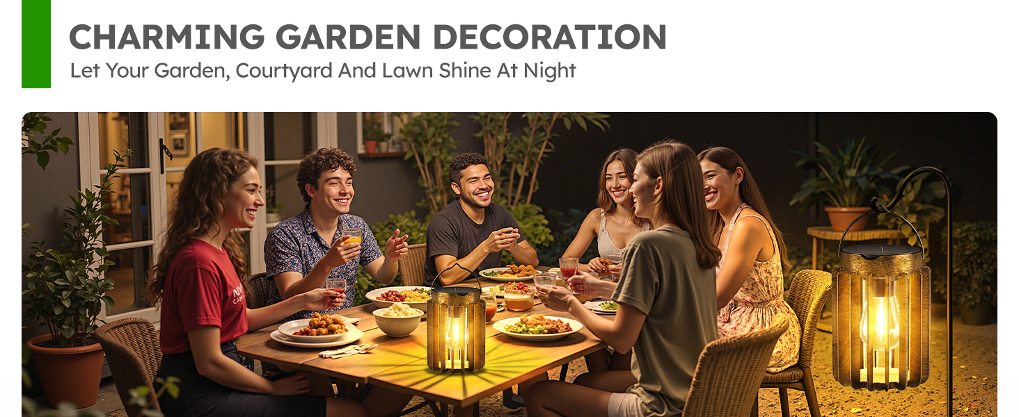 solar powered outdoor lanterns