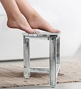white corner stool