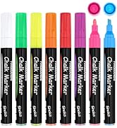 TWOHANDS Liquid Chalk Markers 8-Colors paint markers for Blackboard,Chalkboard,Wet erase Markers ...