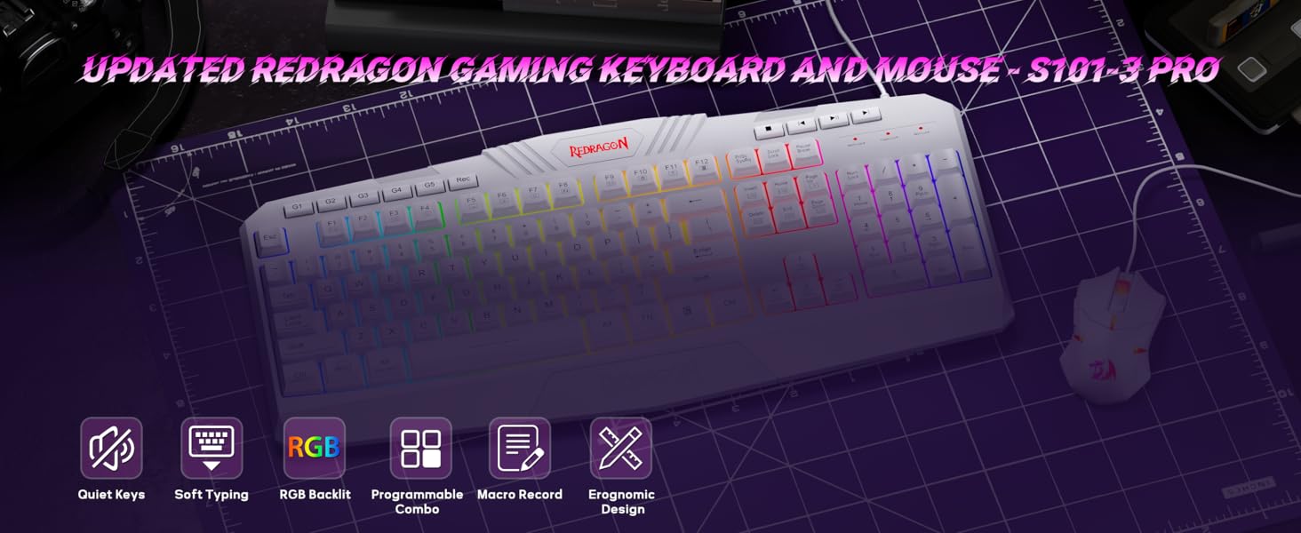 gaming keybaord and mouse