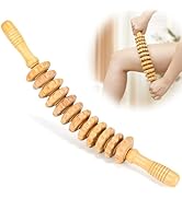 Curved Wood Therapy Massage Roller Tools,Wooden Lymphatic Drainage Massager,Cellulite Massage Too...