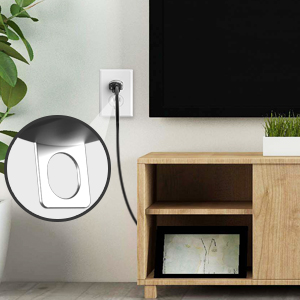 3 Prong Adapter to 2 Prong Wall Plug,