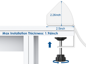 desk clamp power strip