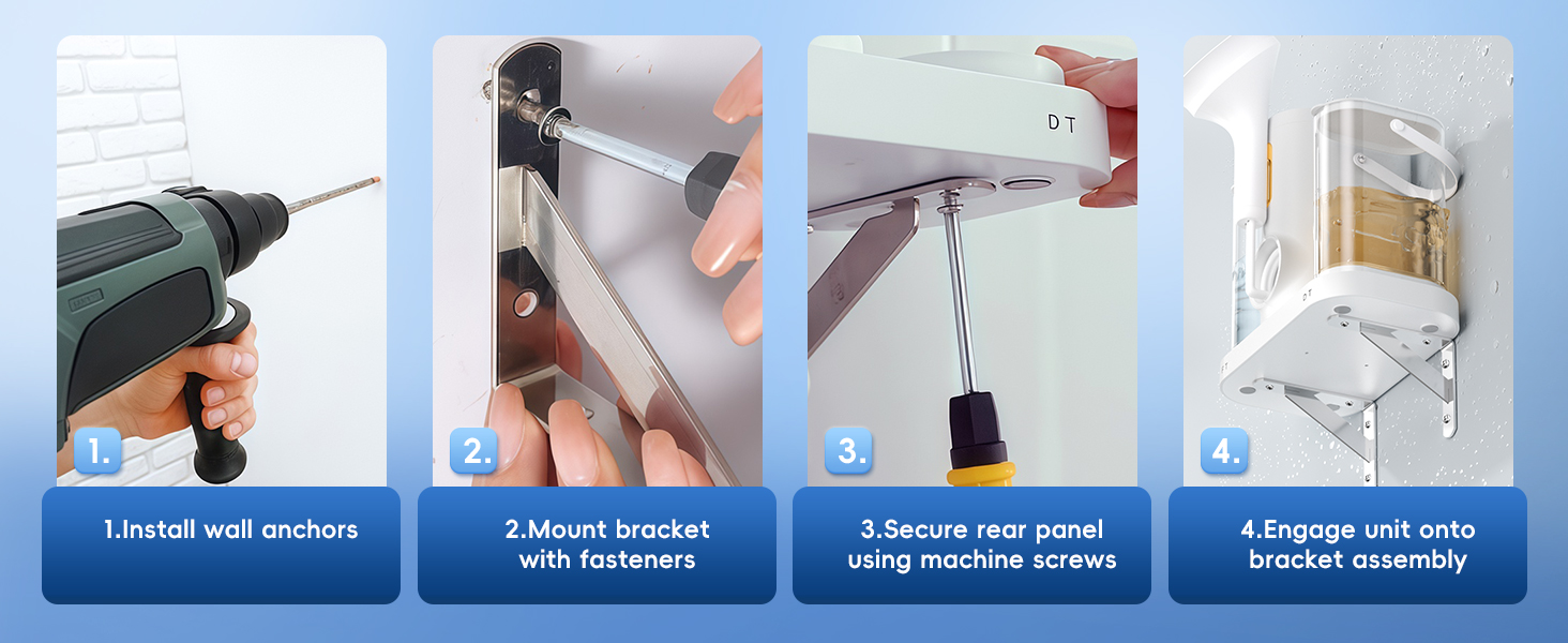 Mount bracketwith fasteners