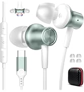USB C Earbuds Wired for iPhone 17 16 16e 17e 17 Pro Max for Samsung Headphones Wired,Type C Earph...