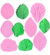 ZiXiang Gumpaste Leaf Silicone Veining Mold Fondant Leaf Veining Mold Gum Paste Leaves Mold For S...