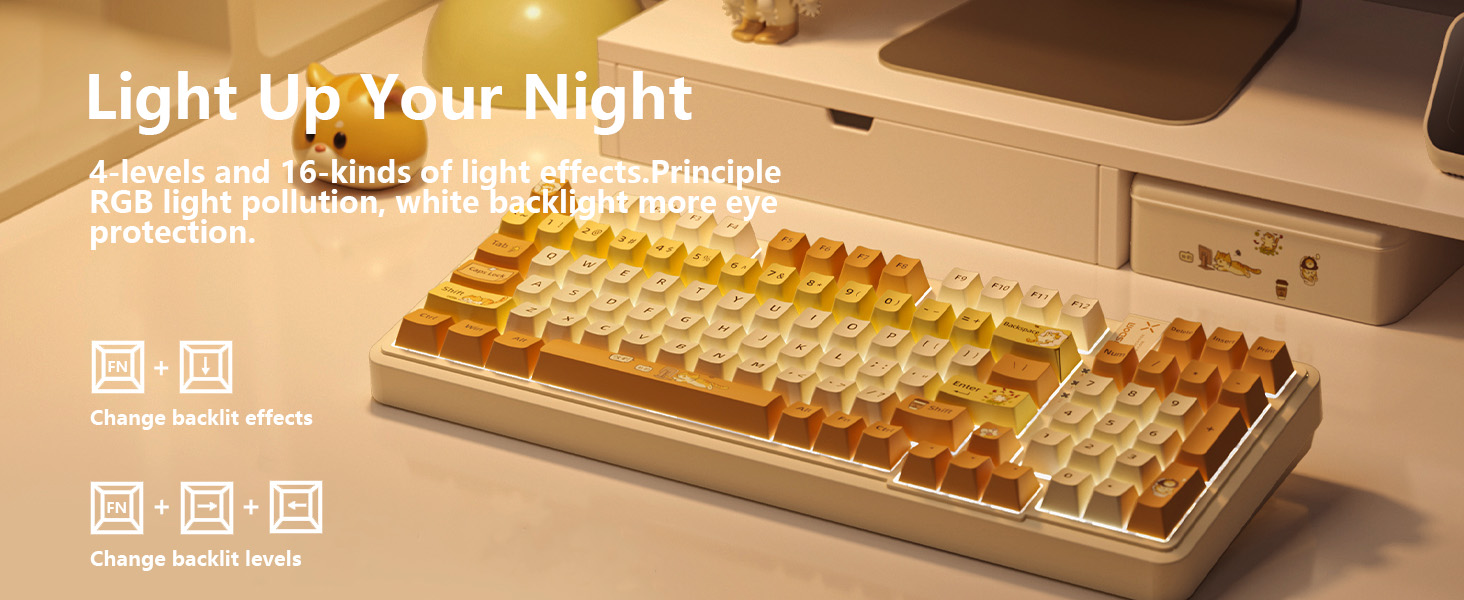 AUSDOM 98PRO Wireless Mechanical Keyboards