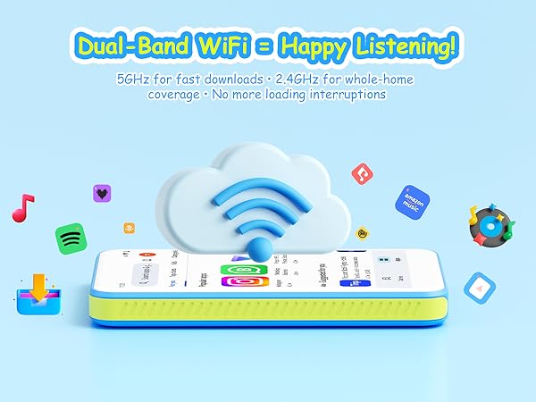 mp3 player with Bluetooth and wifi