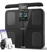 Ovutek Scale for Body Weight 8-Electrode 57 Metrics Composition Scale 500lb | Bathroom Digital Ac...