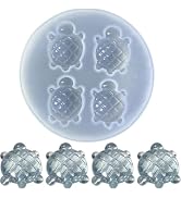 Sea Turtle Silicone Resin Jewelry Molds, Keychain and Pendant Casting Kits for DIY Handmade Craft...
