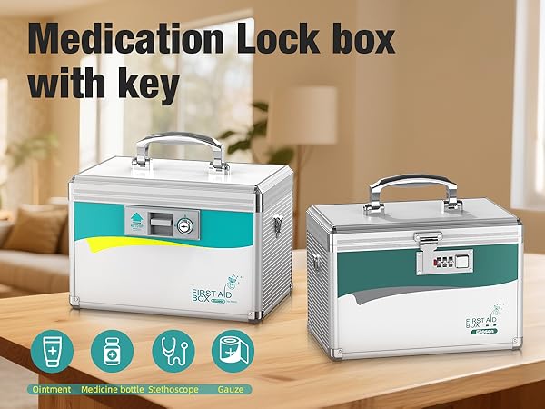 medicine lock box