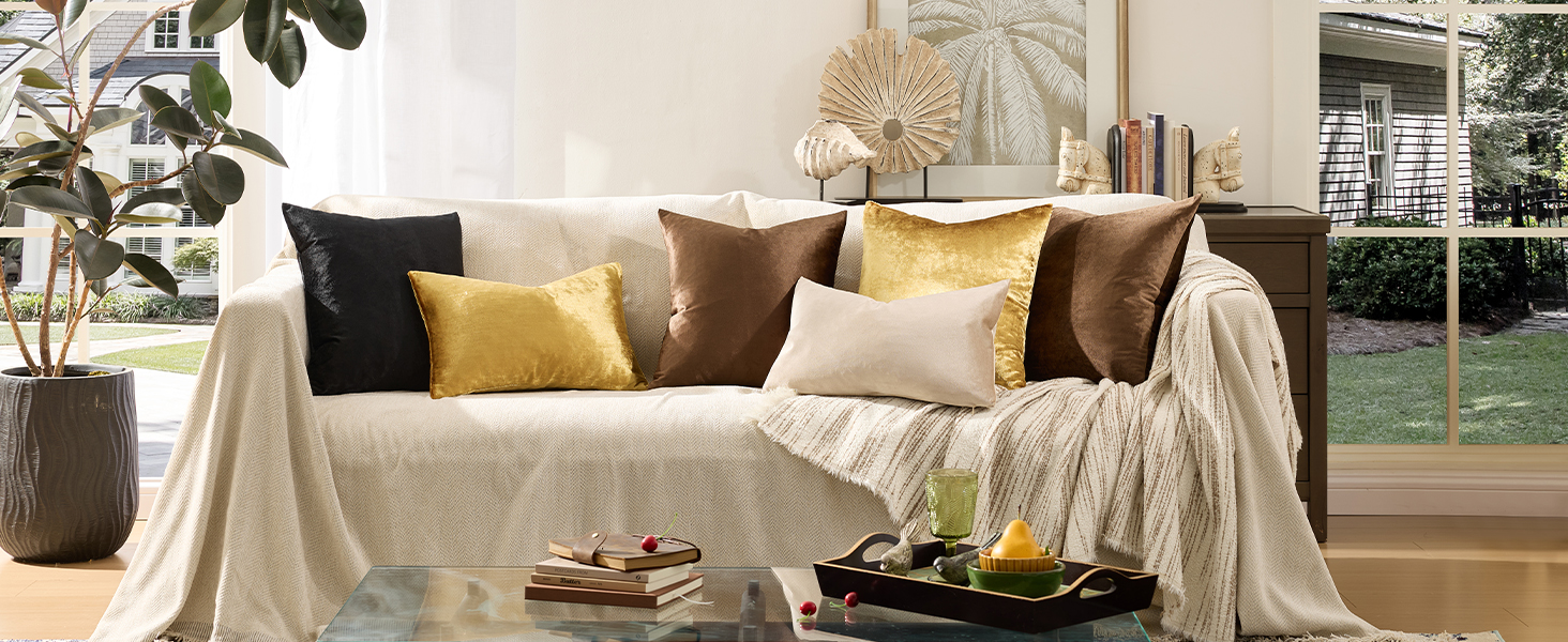 living room pillow covers