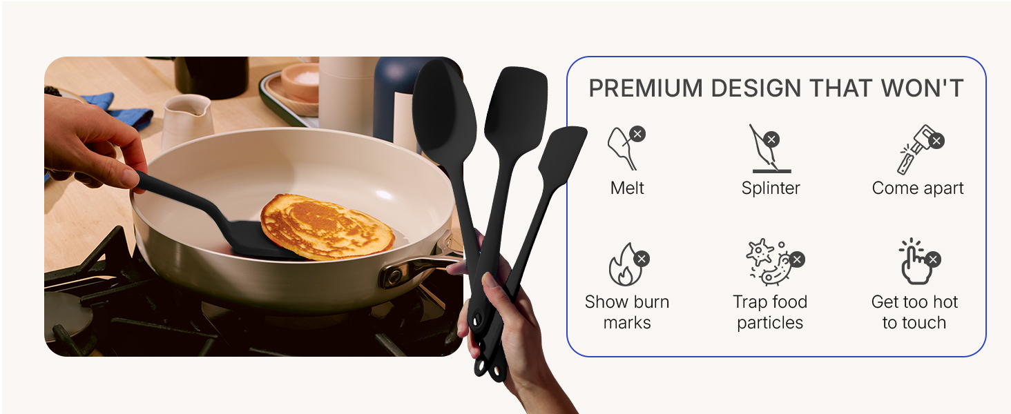 silicone turner spatula baking essentials for home bakery utensils and supplies silicone baking set