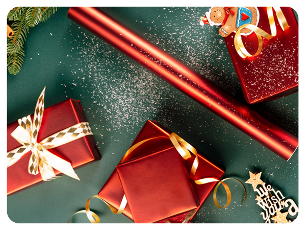 matte gift wrapping paper