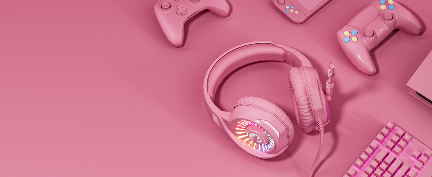 pink ps4 headset