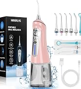 Water Flosser, NBGRLVS Portable Water Flosser for Teeth, Cordless Dental Irrigator Professional f...