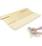Laborio Computer Keyboard Wrist Rest, Keyboard Riser Stand for Desk(Beige) | Ergonomic Acrylic Ke...