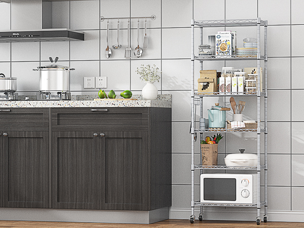6 tier wire rack