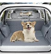 vvag Universal Adjustable Dog Car Barrier for SUVs Trucks,Easy-Install Mesh Pet Divider & Backsea...
