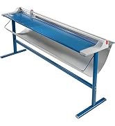 Dahle 472s Premium Rotary Trimmer w/Stand, 72" Cut Length, 12 Sheet Capacity, Self-Sharpening, Au...