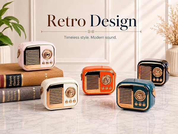 retro radio bluetooth speaker