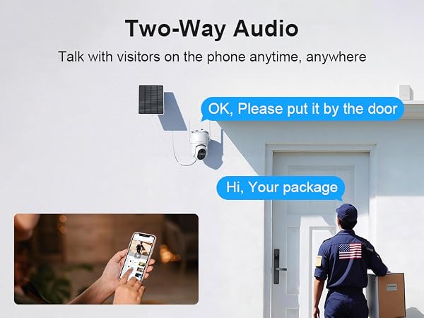 Two-way Audio home camera