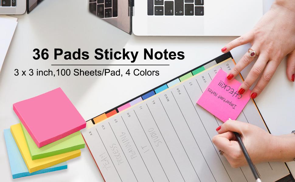 30 pads sticky notes