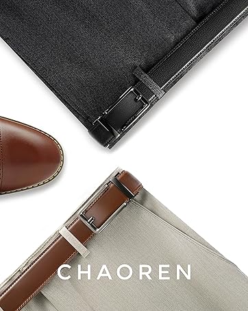 CHAOREN Click Belts for Men 2 Pack