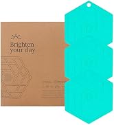 Shinemade Trivet Mat, Set of 3 Silicone Pot Holder, Hot Pads, Potholder for Pots and Pans (Aqua S...