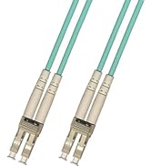 150 Meter 10Gb OM3 Multimode Duplex Fiber Optic Cable (50/125) - LC to LC - Aqua