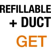 Refillable duct get