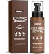 BALORIZ Nubuck & Suede Protector Spray, 150ml Shoe Protector Spray, Rain & Stain Waterproof Prote...